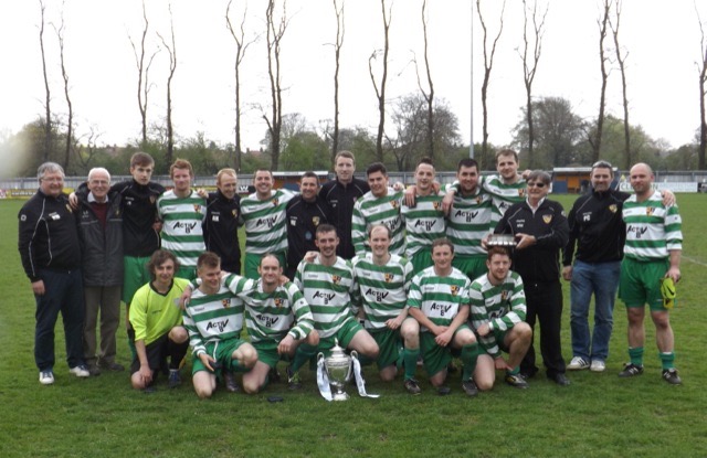Tadcaster Magnets with the Barkston Ash FA District Cup 2013/14